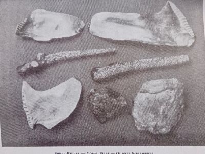 confessions of beachcomber shell knives  quartz implements  coral files p.268
