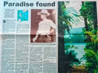 paradise found  color  the courrier mail  saturday  september